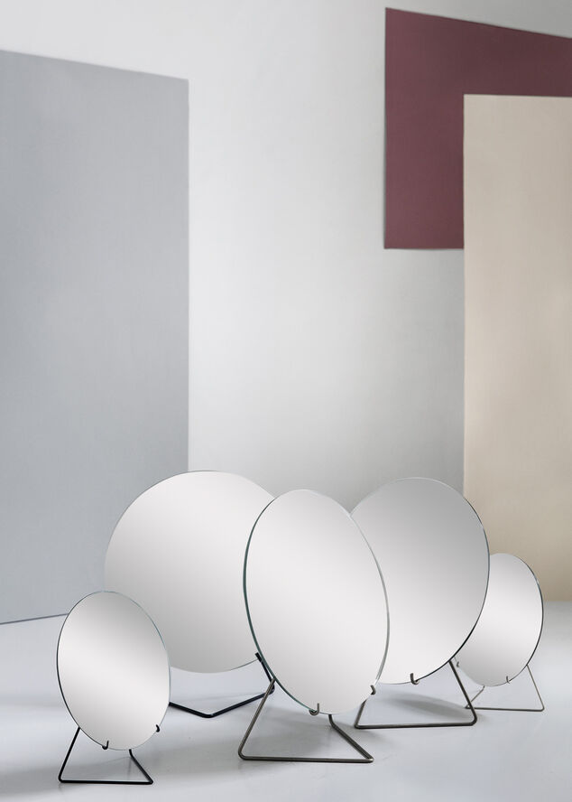 Moebe Standing Mirror spejl 30 cm. Sort