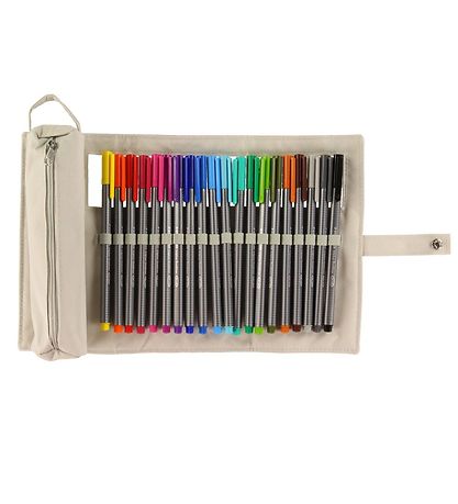Staedtler Tuschen m. Federtasche - 20 st. - 0, 3 mm - Rosa