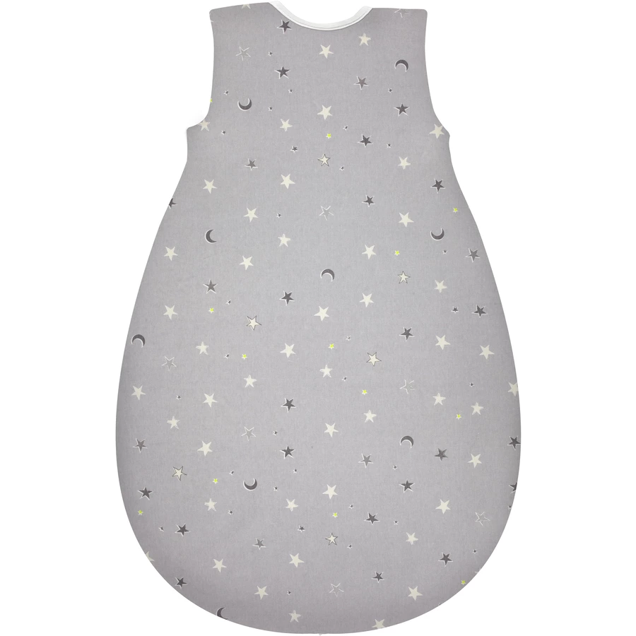 Alvi® Schlafsack Jersey Light Sterne grau