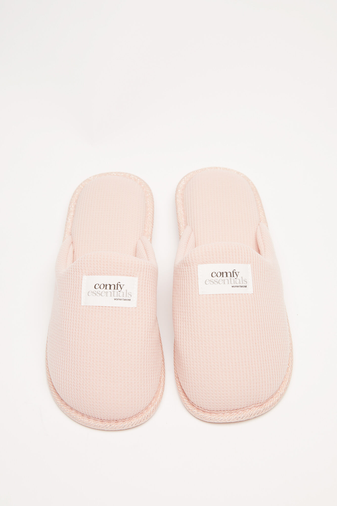 Pantufas de casa texturizadas rosa - rosa