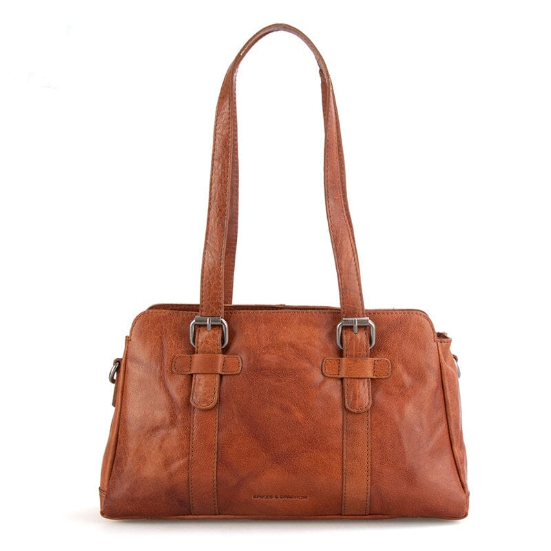 Spikes & Sparrow Bronco Oklahoma Shoulderbag / Shopper Brandy