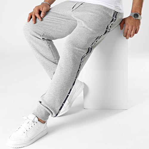 Pantalon Jogging A Bandes 111690-3R571 Gris Chiné