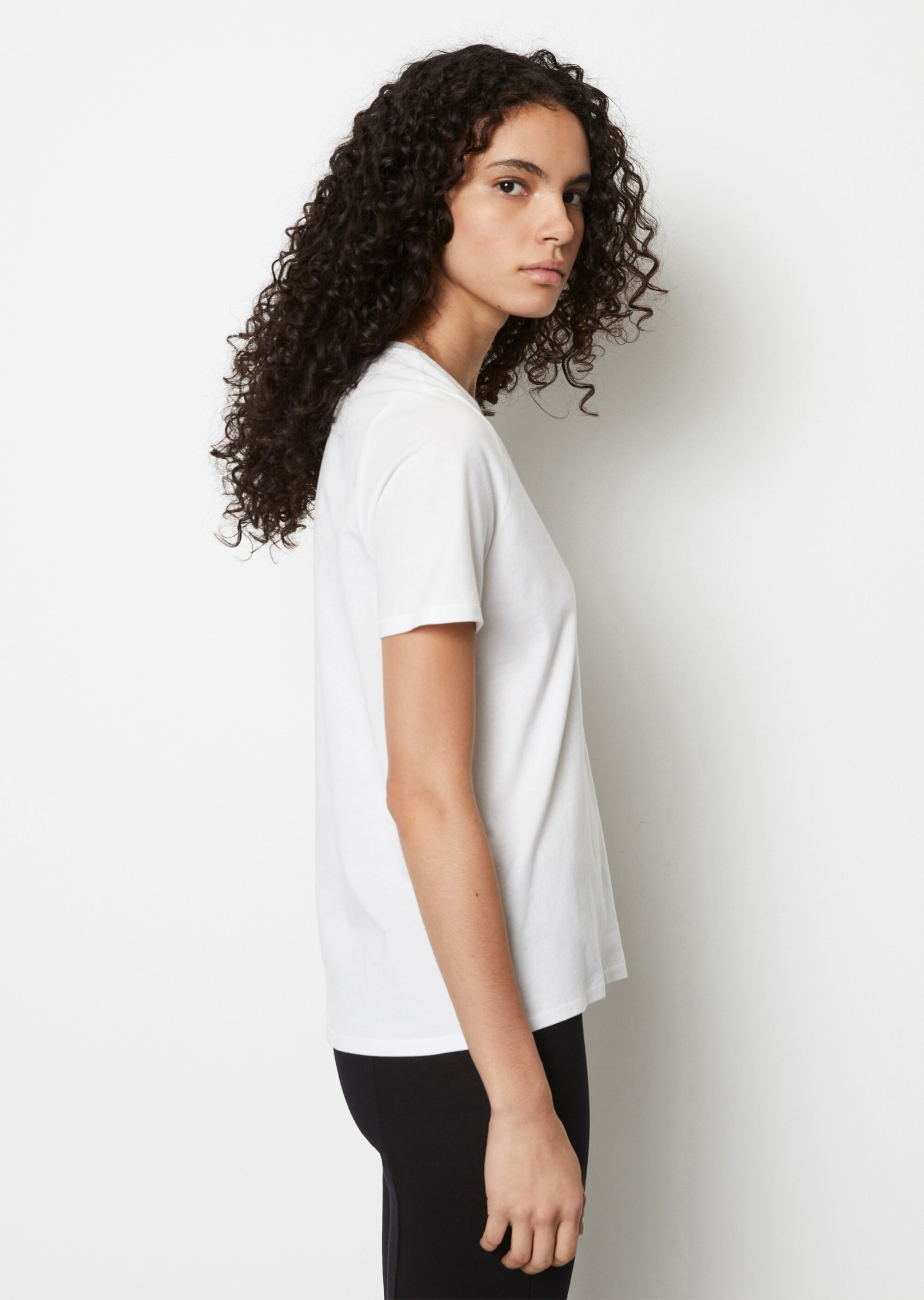V-Neck-T-Shirt regular aus Organic Cotton