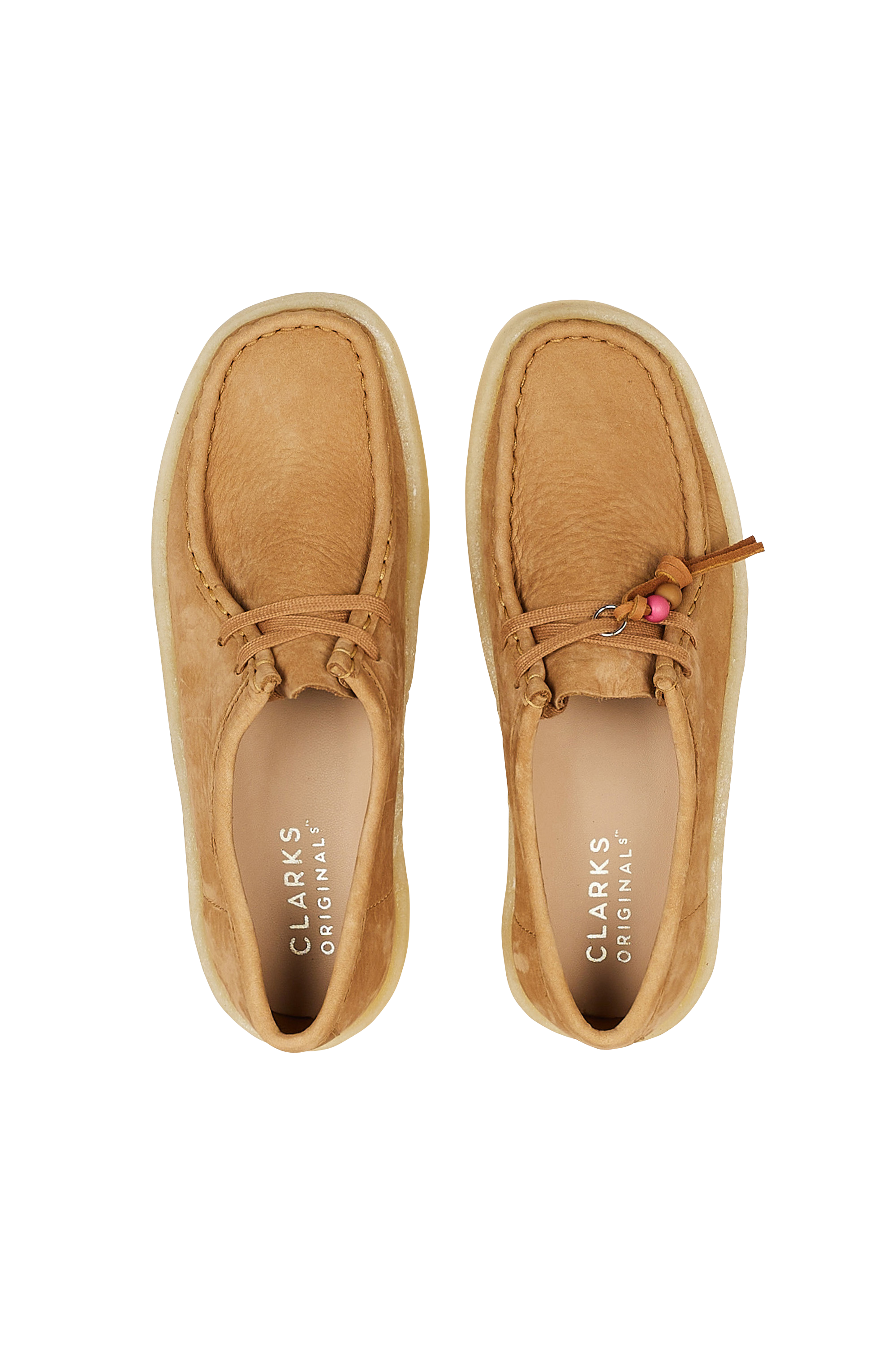 CLARKS ORIGINALS DERBIES Wallabee Marron