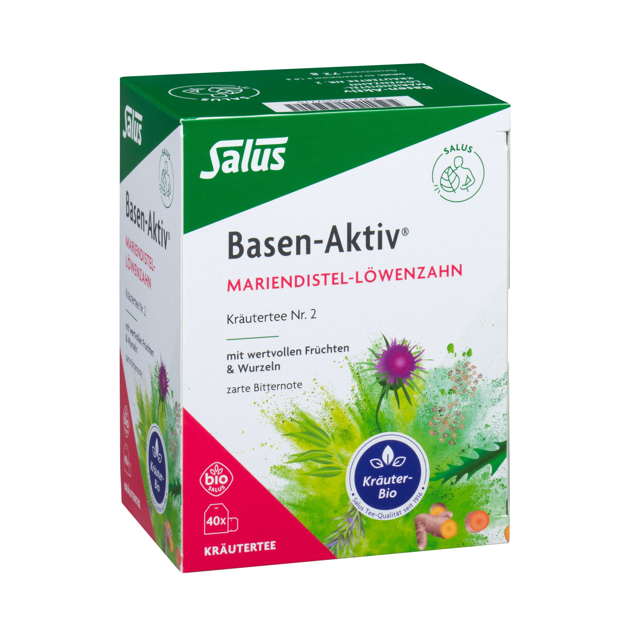 Salus® Basen-Aktiv® Kräutertee Nr. 2 Mariendistel-Löwenzahn