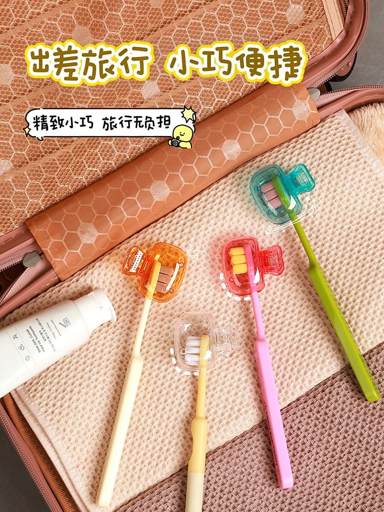 Yulu - Reis plastic tandenborstelkophoes / set