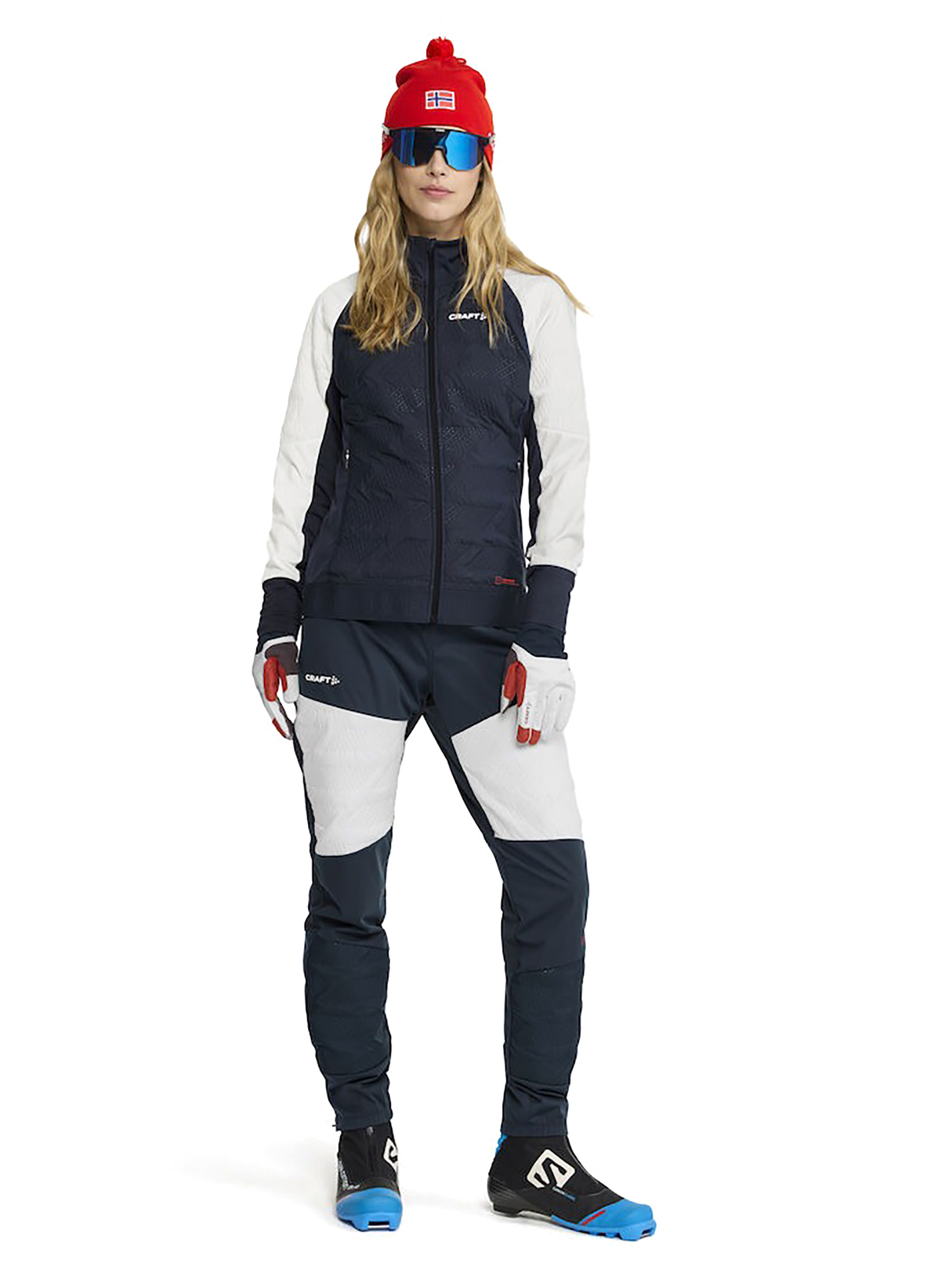 NOR ADV Nordic Training Speed Jacket Dame Blaze/White