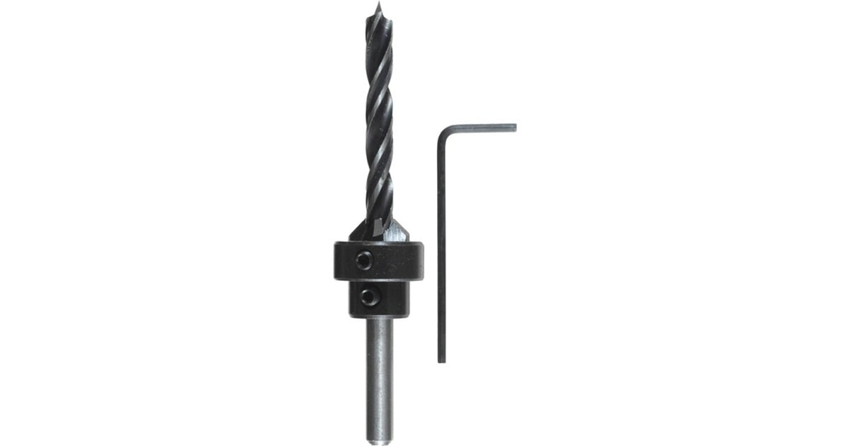KWBHoutspiraalboor met opsteekverzinker en dieptestop 5mm boren  (3-delig)
