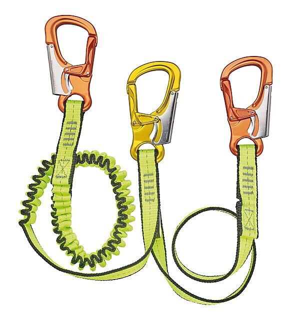 PLASTIMO - LONGE DOUBLE 3 MOUSQUETONS SNSM