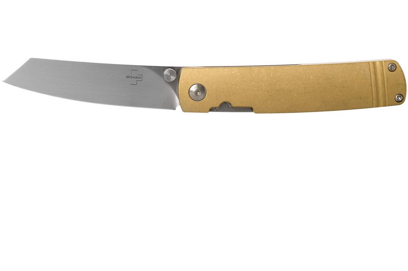 Böker Plus Tenshi Brass 01BO328 zakmes, Kansei Matsuno design