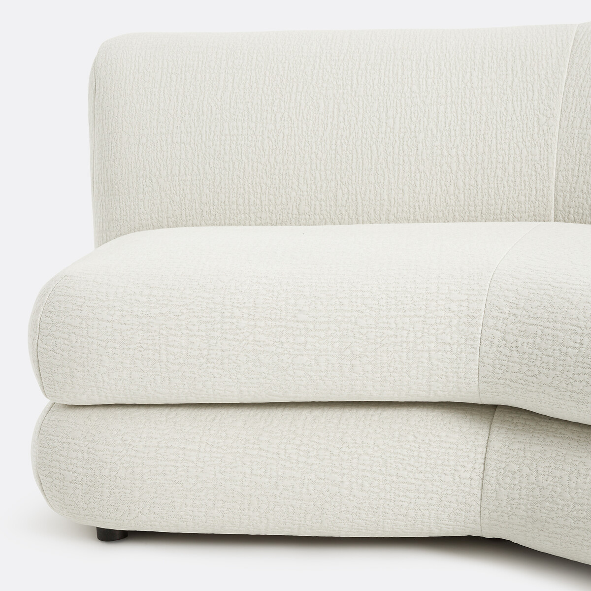 LA REDOUTE INTERIEURS<br>Sofá modular de 2 lugares em tecido texturizado, HOOVER
