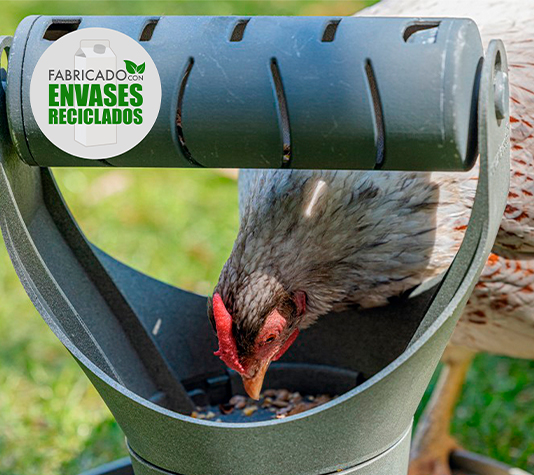 Torre de alimentação para galinhas - Alimentador antiestresse para galinhas - Torre de diversão para aves