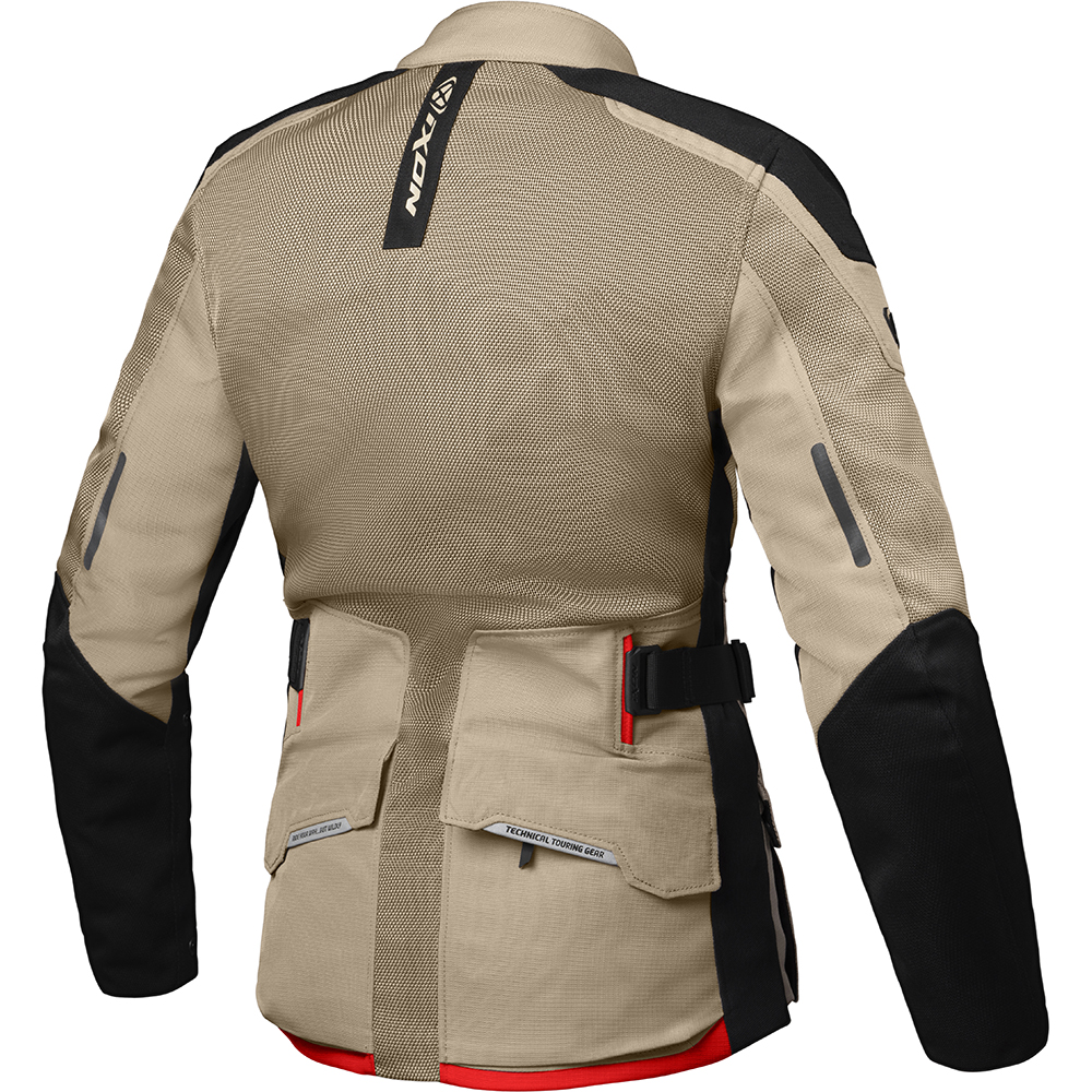 Ixon - Veste Femme M-Njord Lady Sable / Noir / Rouge