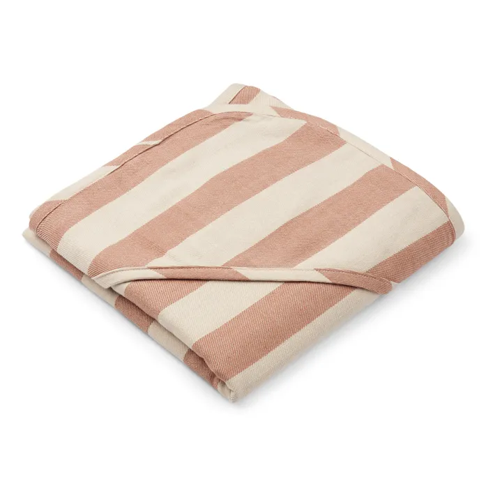 Liewood Cape de bain Mie en coton bio | Rose
