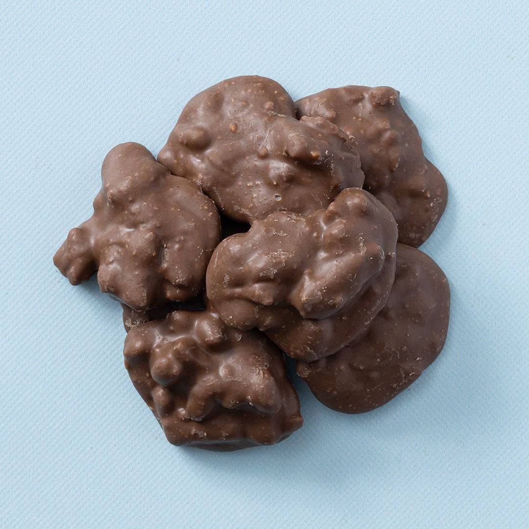 Ambachtelijke stroopwafel rotsjes melk