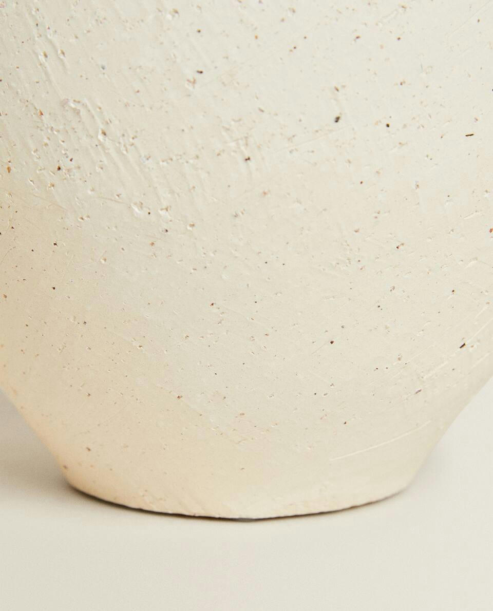 VASO DE CERÂMICA TEXTURIZADA