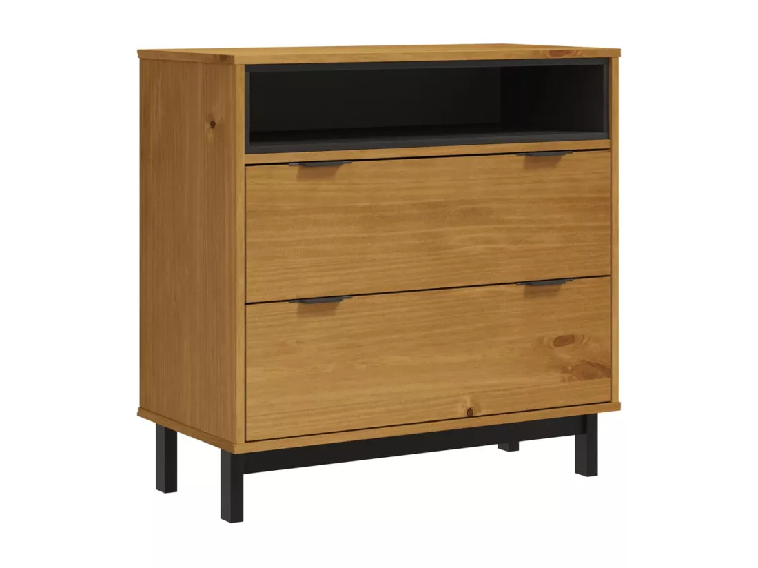 Commode FLAM 80x40x80 cm bois de pin massif
