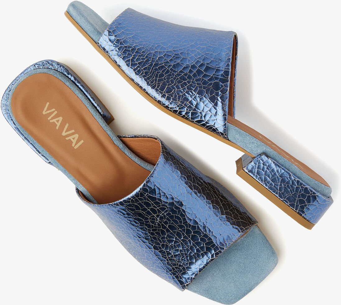 VIA VAI blauwe via vai slippers gigi luna