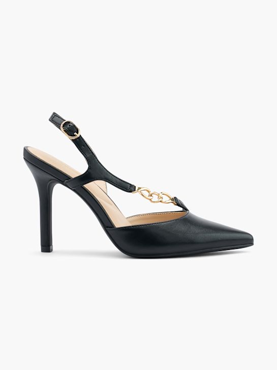 Graceland Slingpumps Schwarz