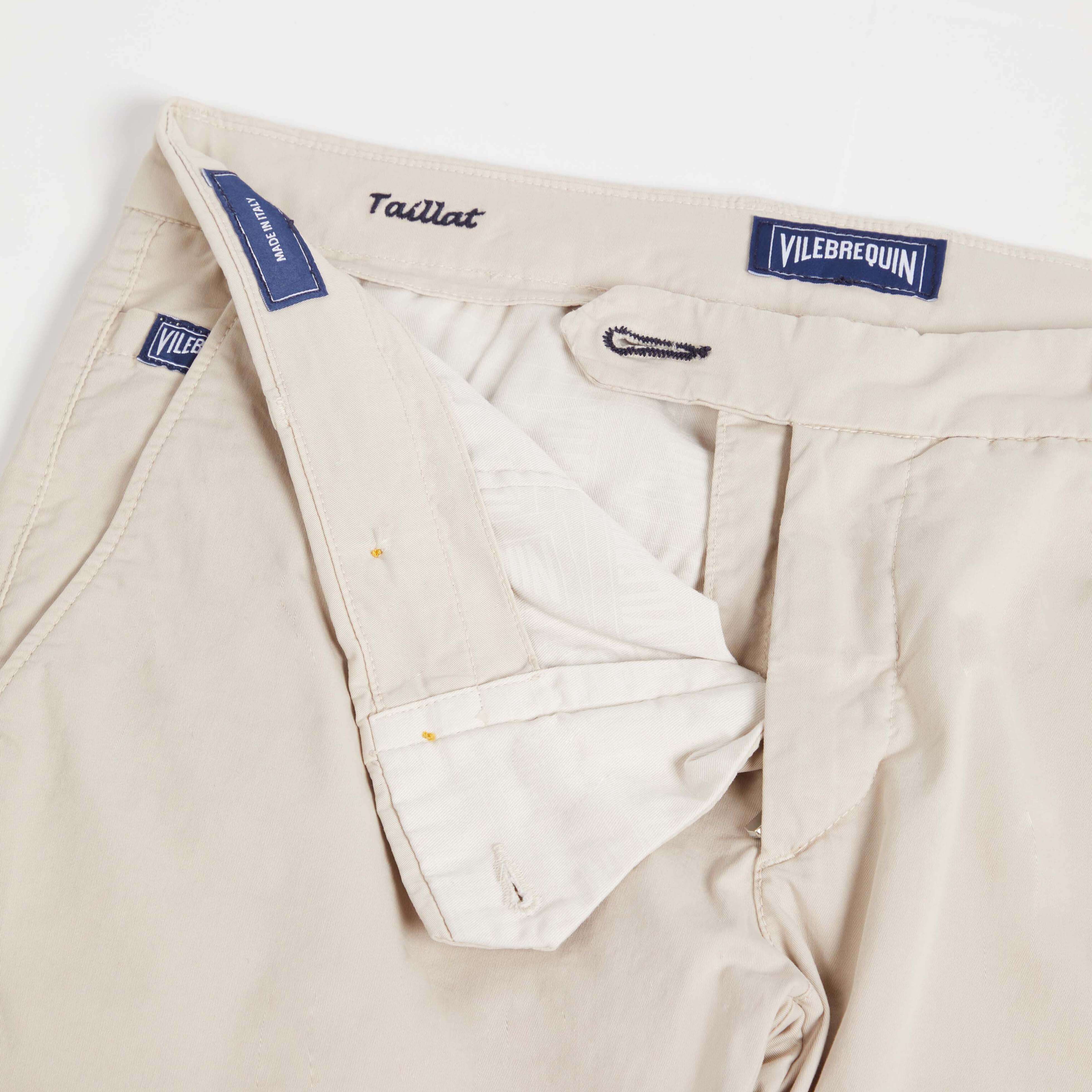 Pantalon Chino en Coton Homme Uni | Pantalon Vilebrequin