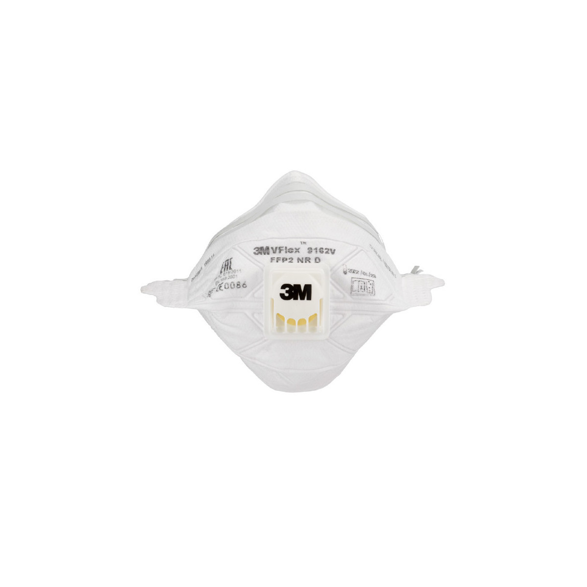 Masque respiratoire vflex™ 9162 3m™ anti poussières- sachet de 15 masques
