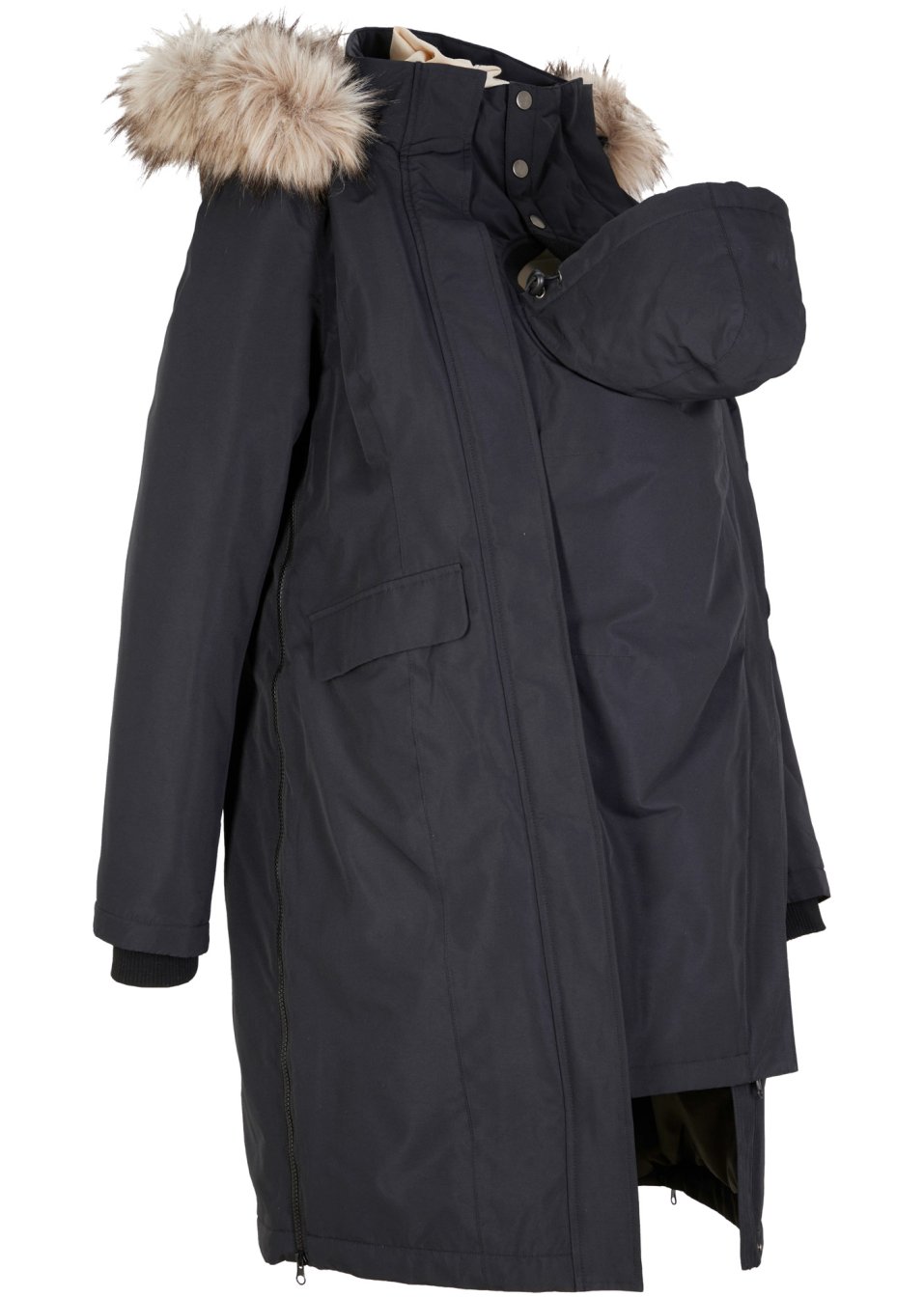 Manteau de grossesse thermo avec fonction portage