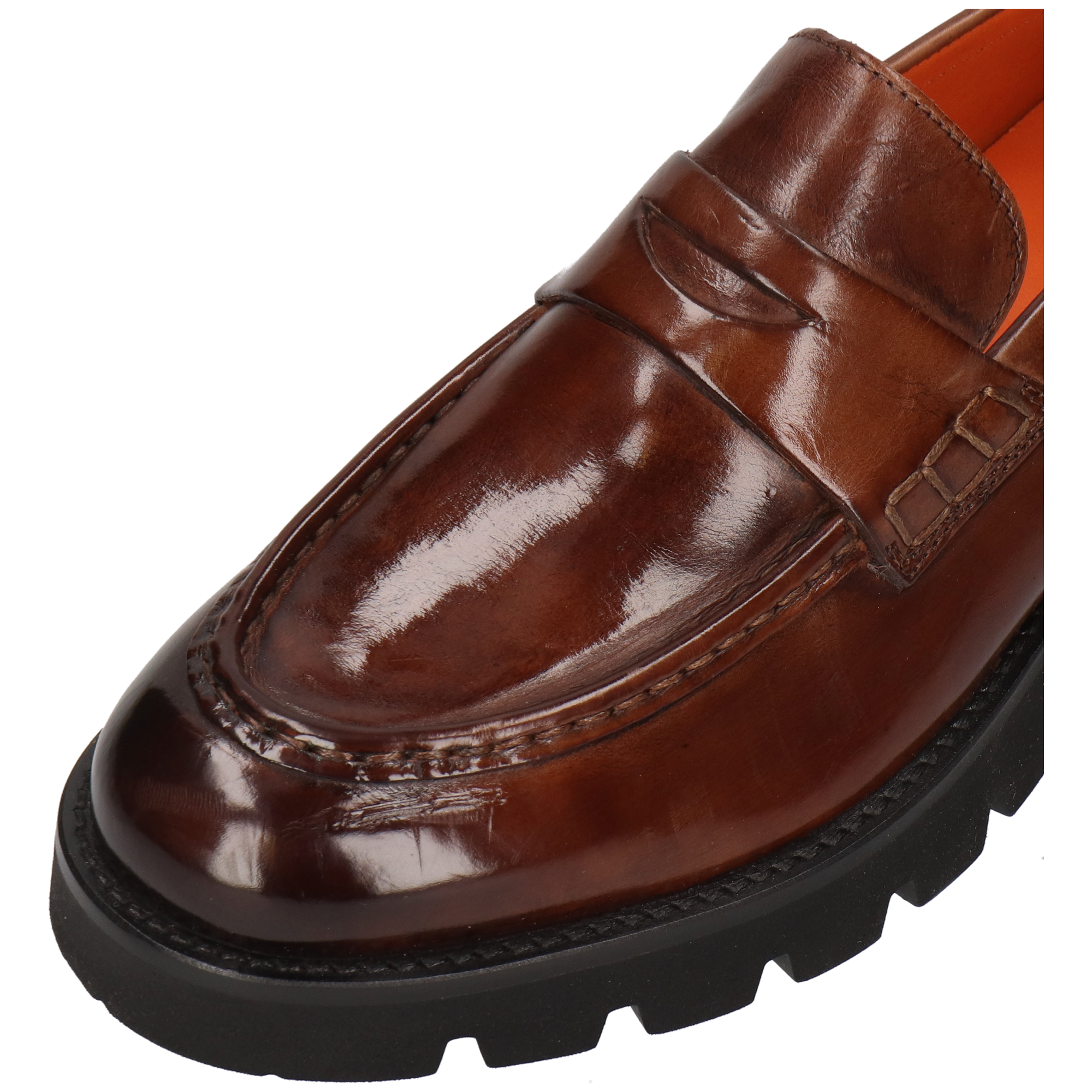 JADE 6 - Mocassins à semelle plateforme | Marron