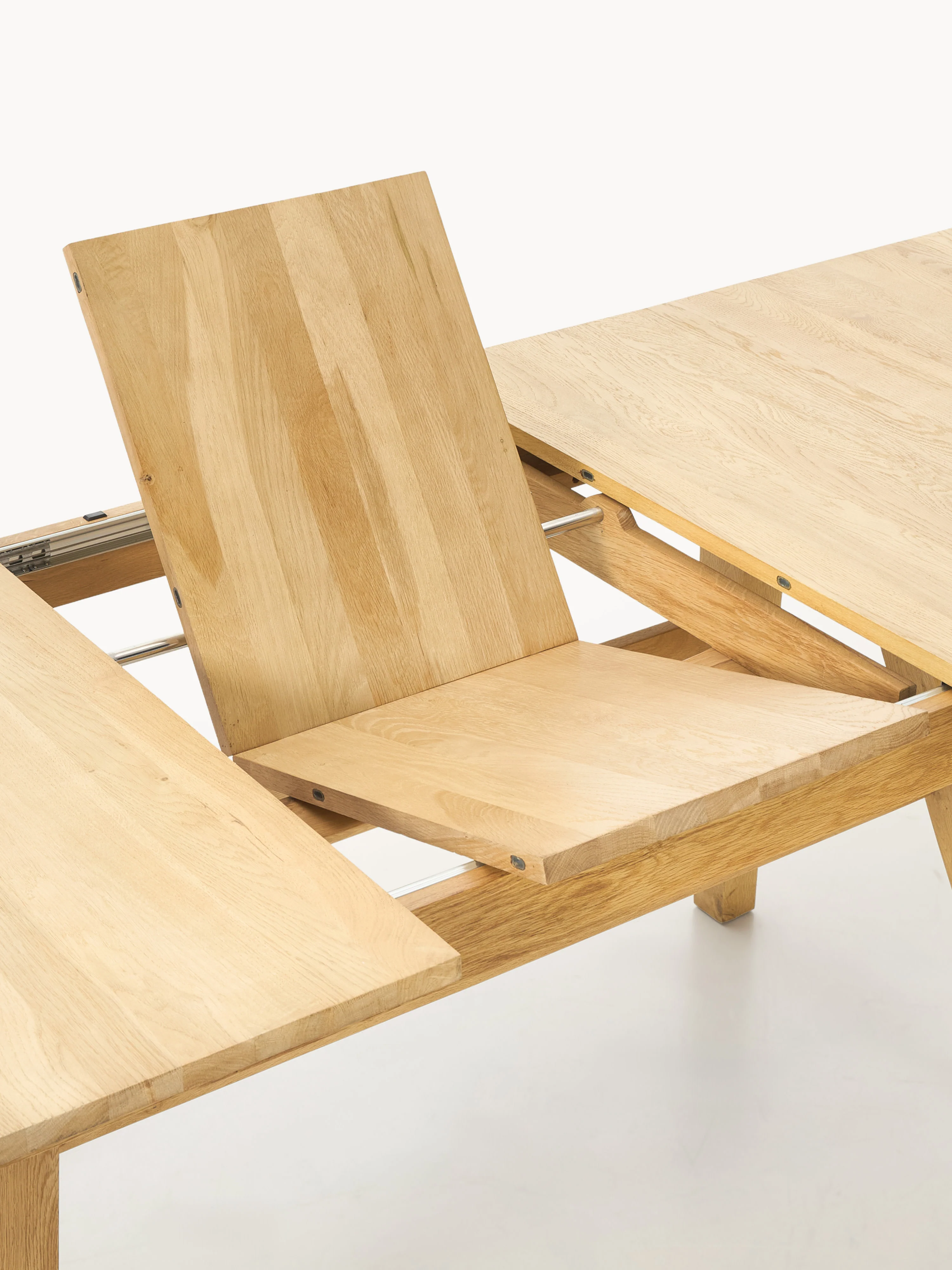 Uitschuifbare eettafel Ethan, in verschillende formaten