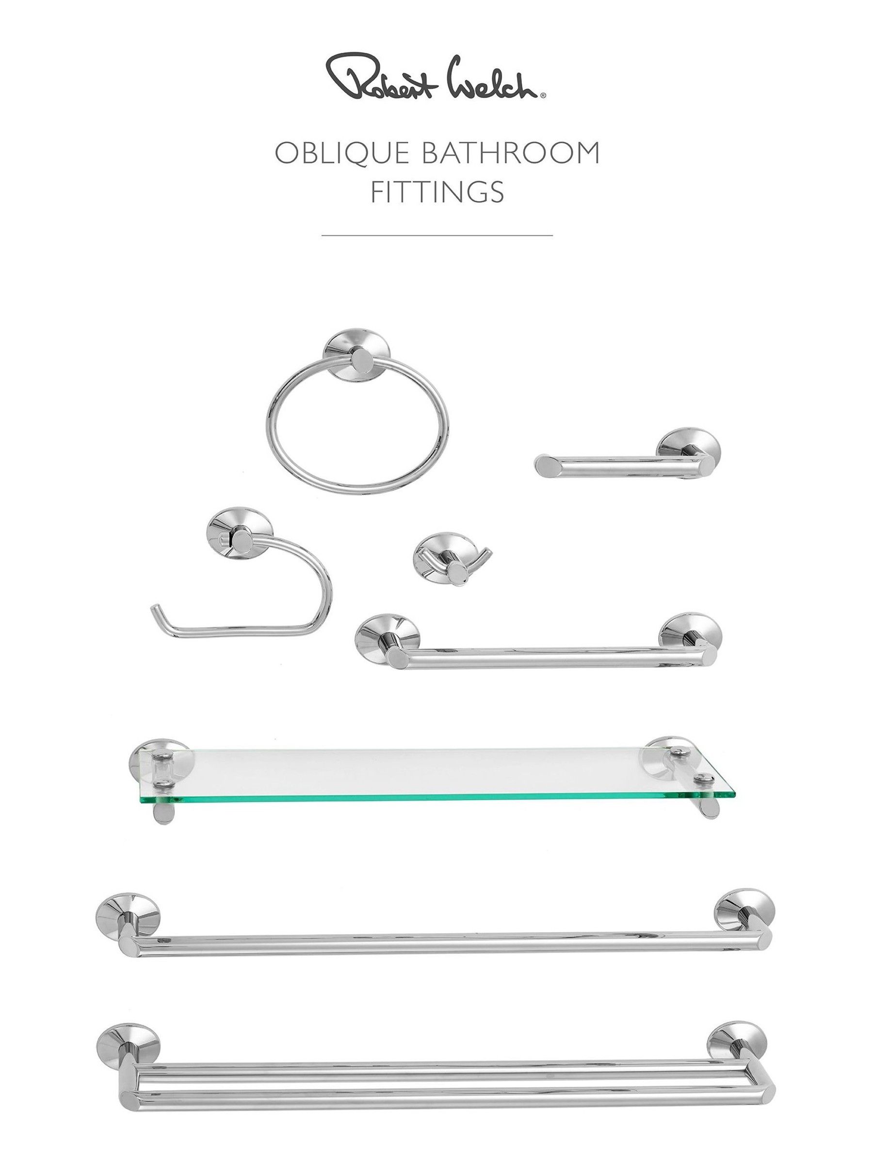 Robert Welch Oblique toiletrolhouder