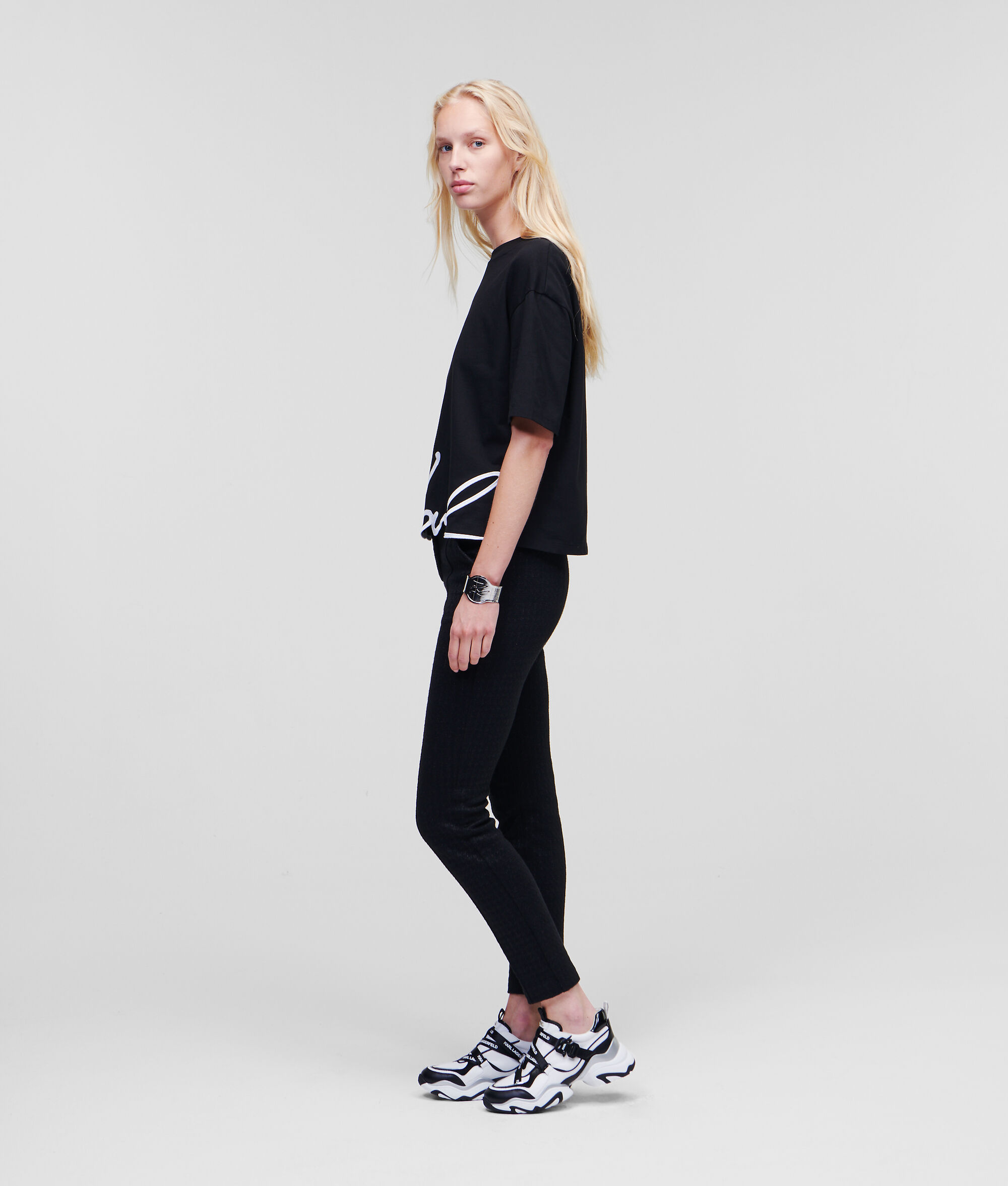 T-SHIRT OURLET KARL SIGNATURE