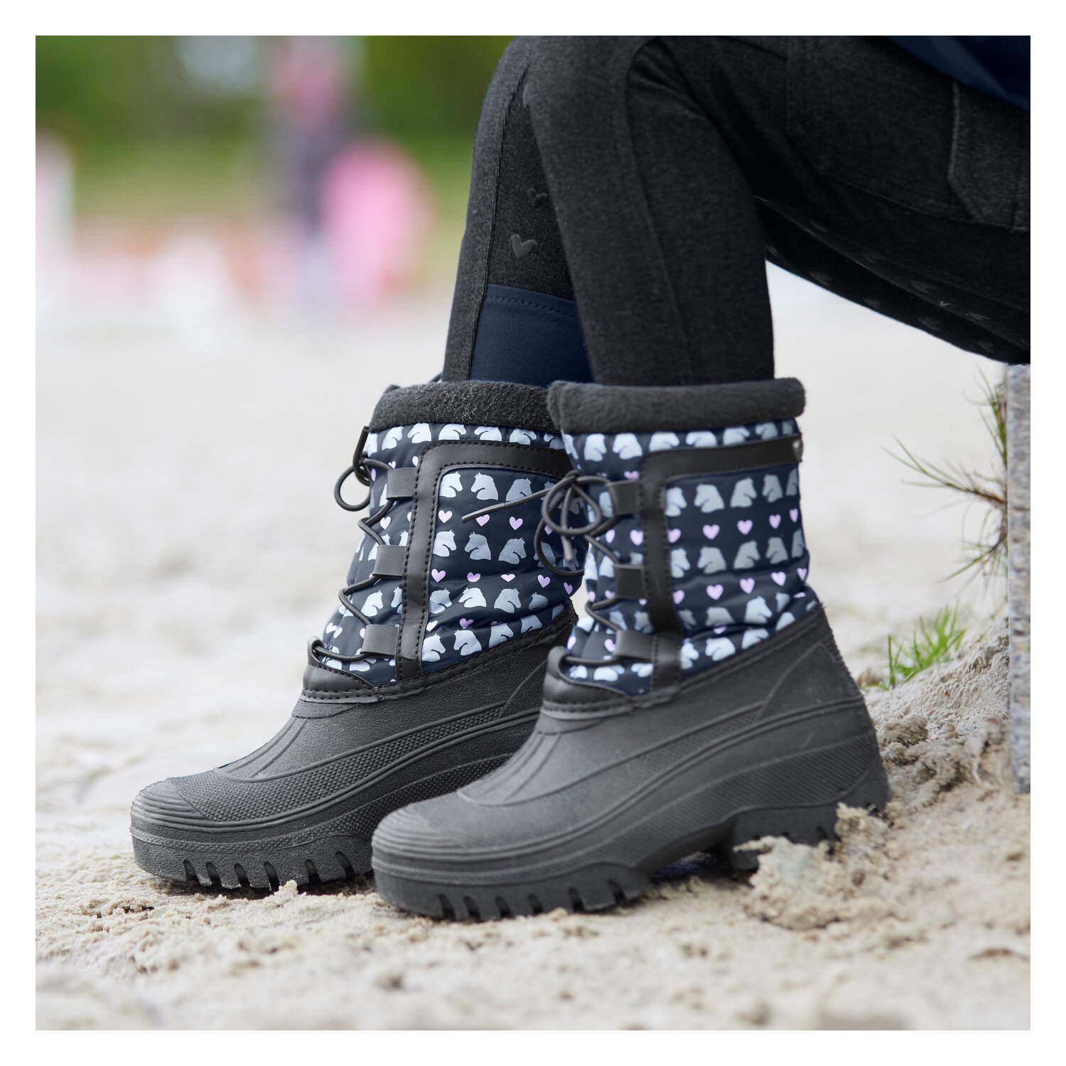 WALDHAUSEN Thermoschuh Snowfall - nachtblau