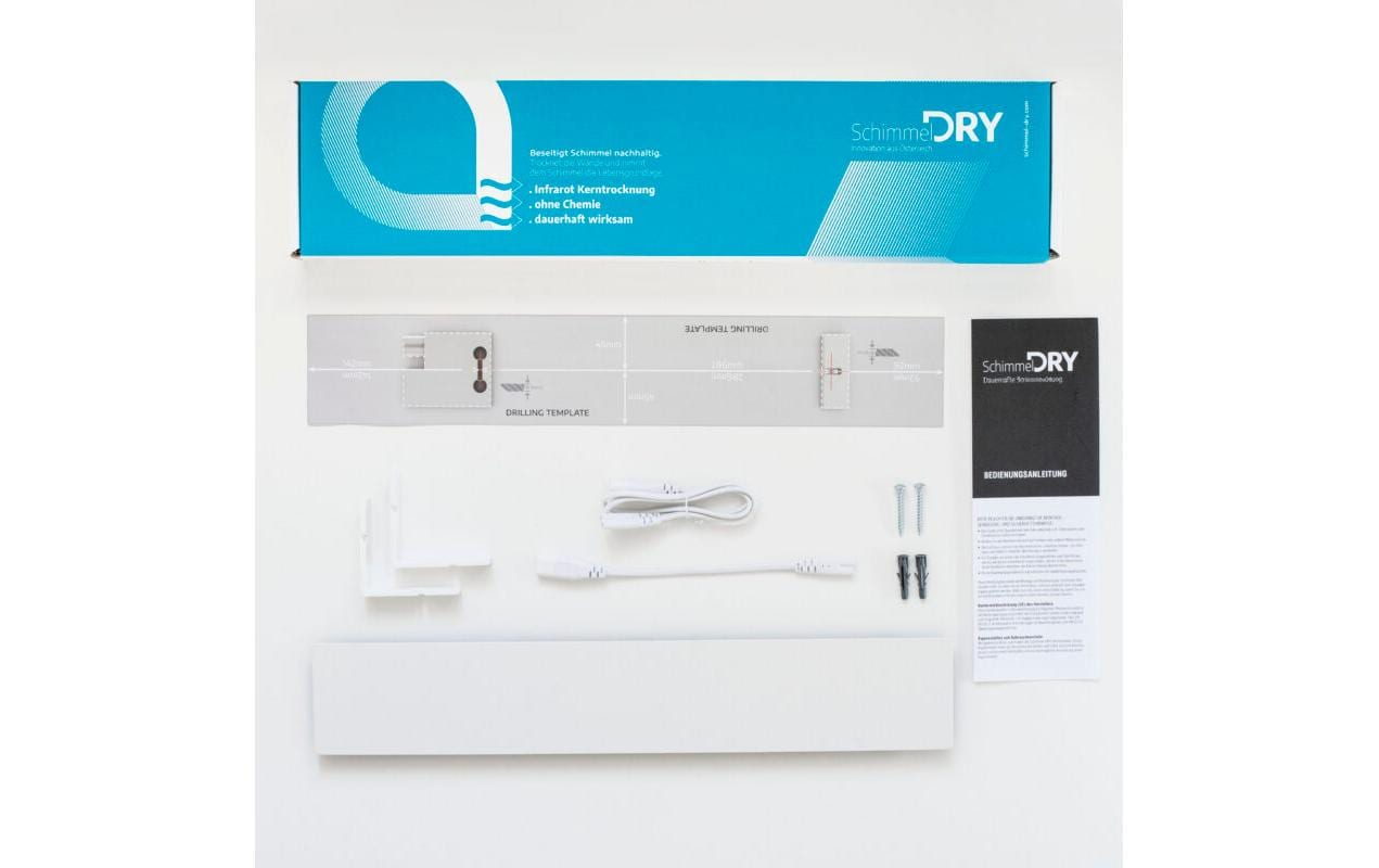 Infrarotheizer Anti-Schimmel Dry M2 Erweiterungs 55 W<br>Effektive Schimmelbekämpfung mit Infrarotstrahlung