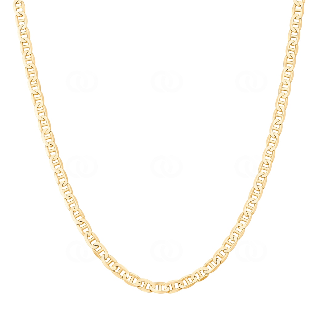 Stäbchenankerkette flach 750/18 K Gelbgold 3.5mm