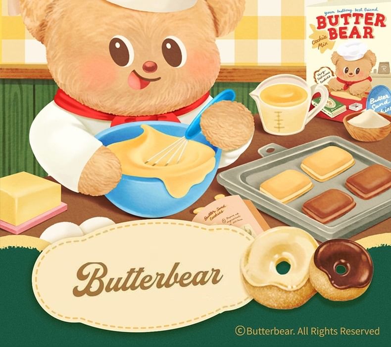 Butterbear - Butterbear Blind Box Pen - 0,5 mm (6 stijlen)