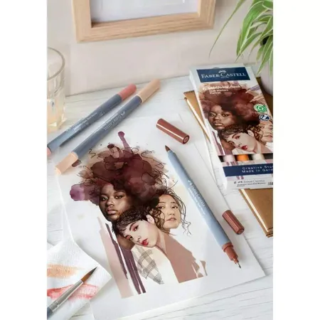 Faber-Castell Gofa Aqua Dual Marker Portrait 6x