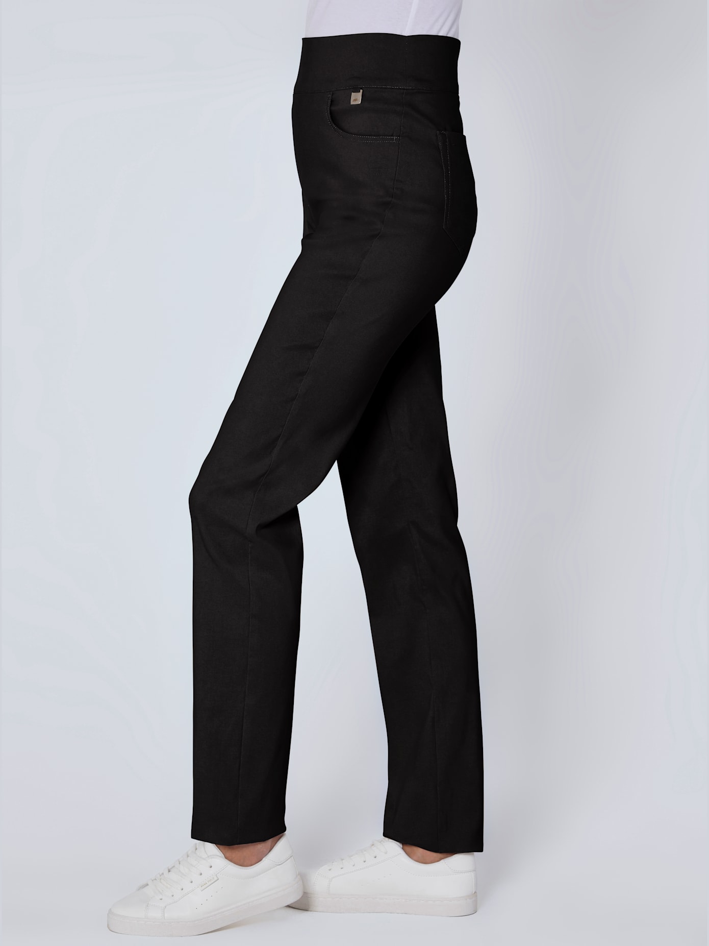 Pantalon lyocell large ceinture élastique
