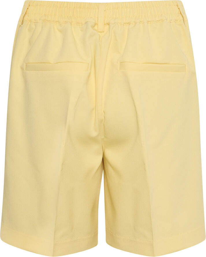 Kaffe KAsakura Wide Shorts Pale banana