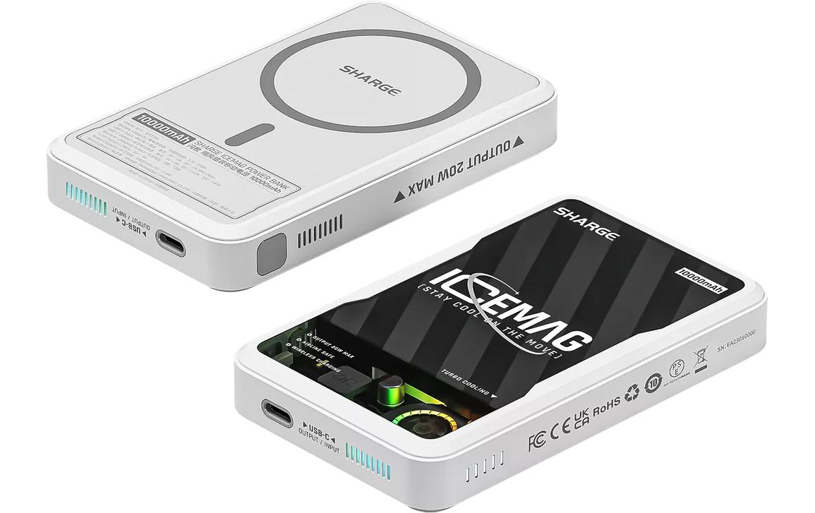 Powerbank ICEMAG 10000 mAhHandliche Powerbank im futuristischen Design