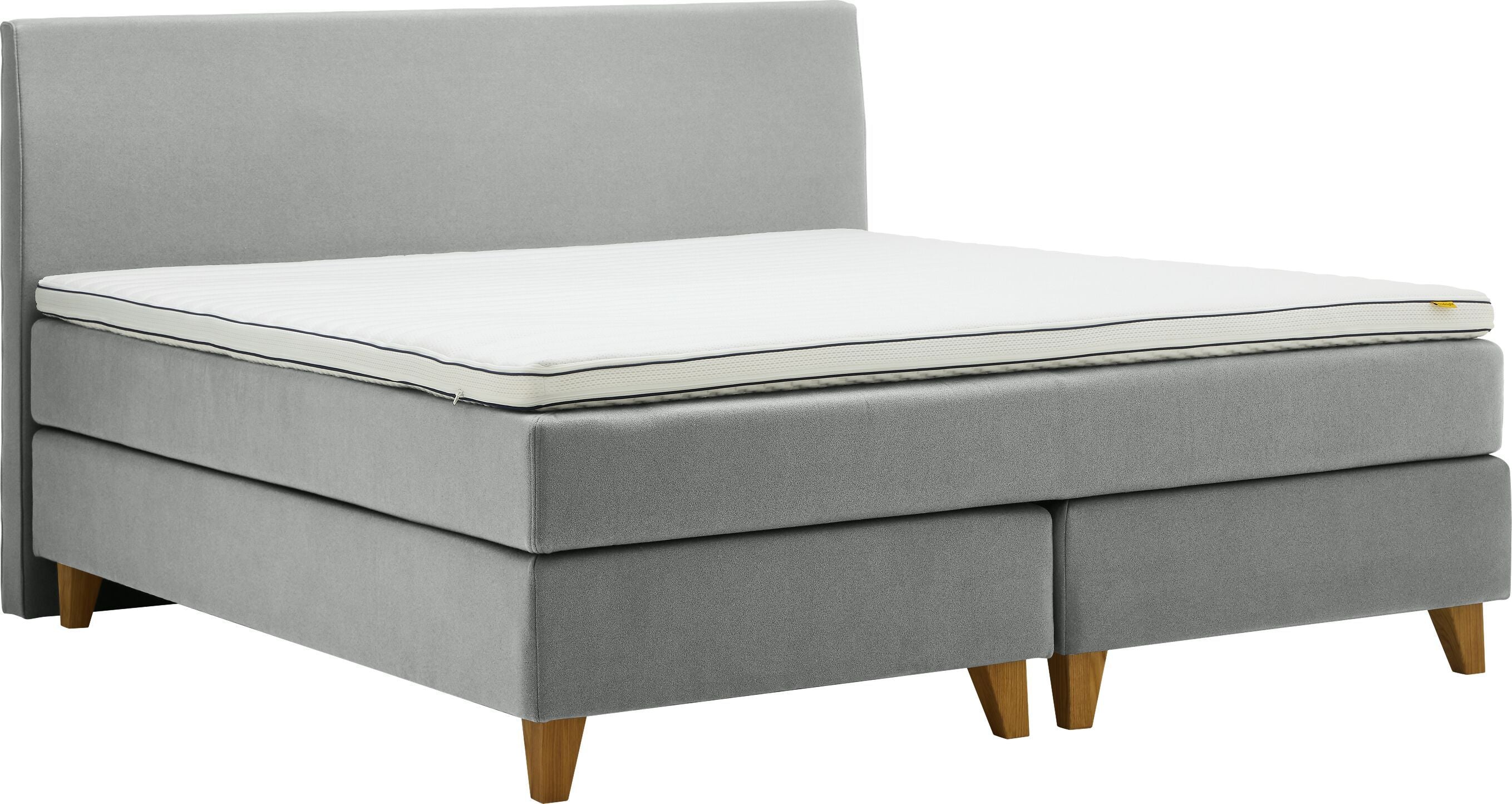 bico GOODNIGHT Boxspringbett - Grau / B: 160.0 cm x T: 200.0 cm