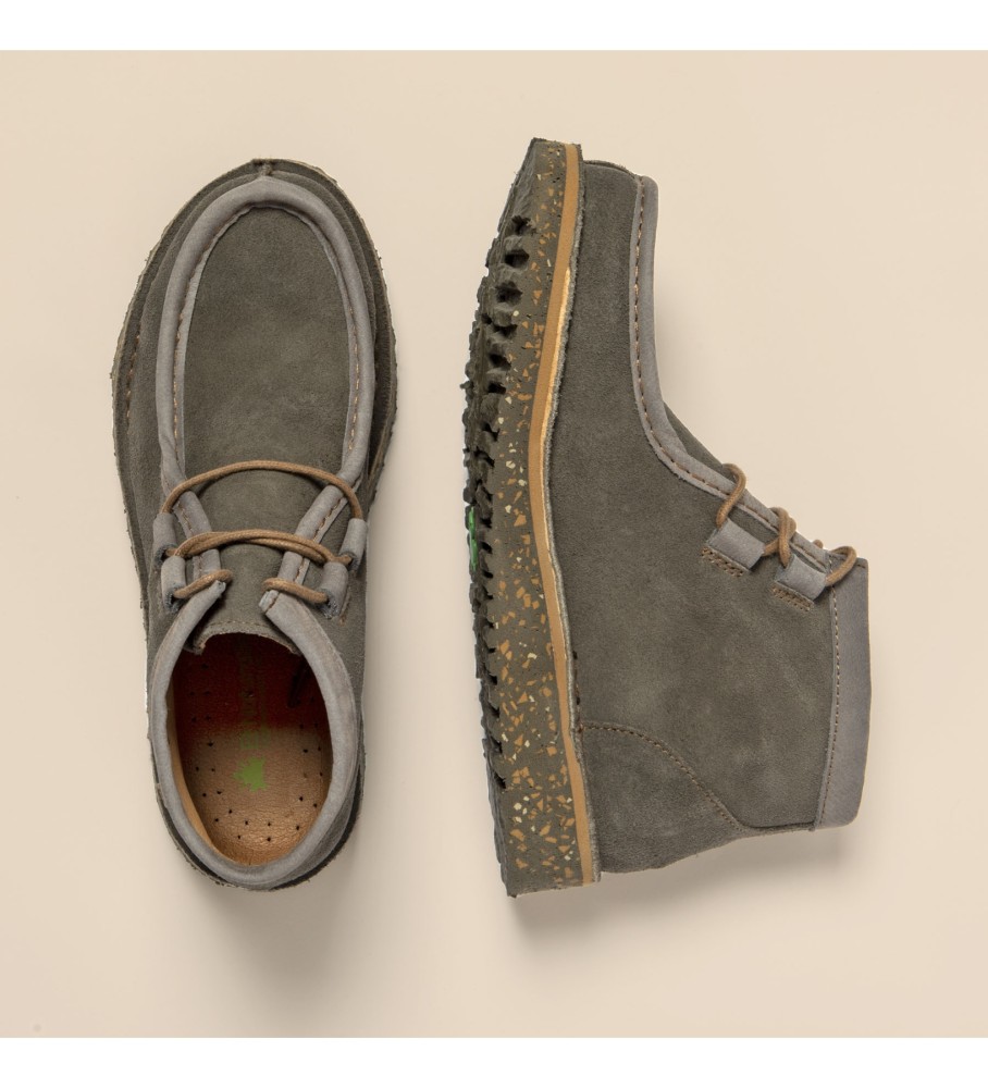 Botas de couro cinza The Naturalist Felsen N5631
