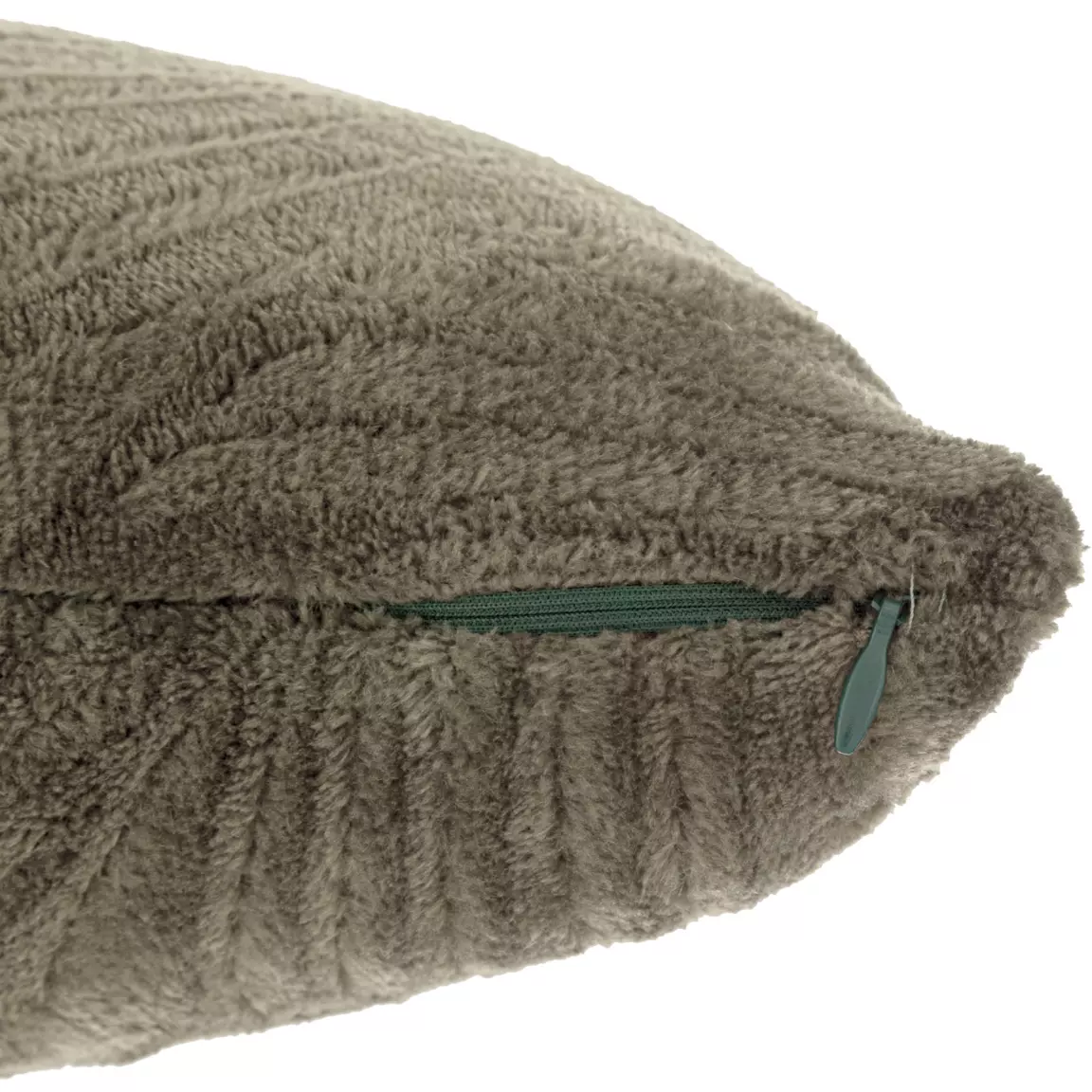 Coussin carré (40 cm) Zoa Vert kaki
