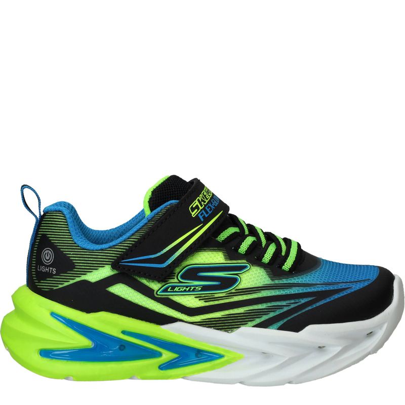 Skechers S Lights Flex Glow Ultra Sneakers Groen Jongens