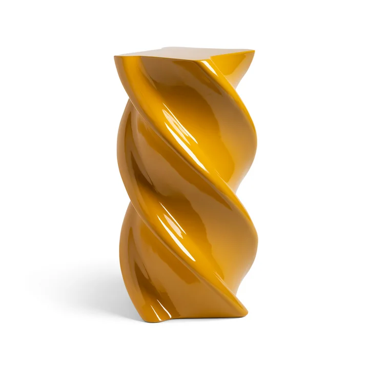 &klevering - Marshmallow Beistelltisch 54 x Ø 29,5 cm, ocker