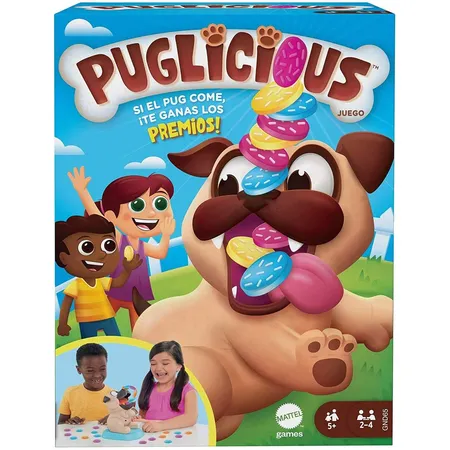 Mattel Games Puglicious, Kinderspiel, Aktionsspiel