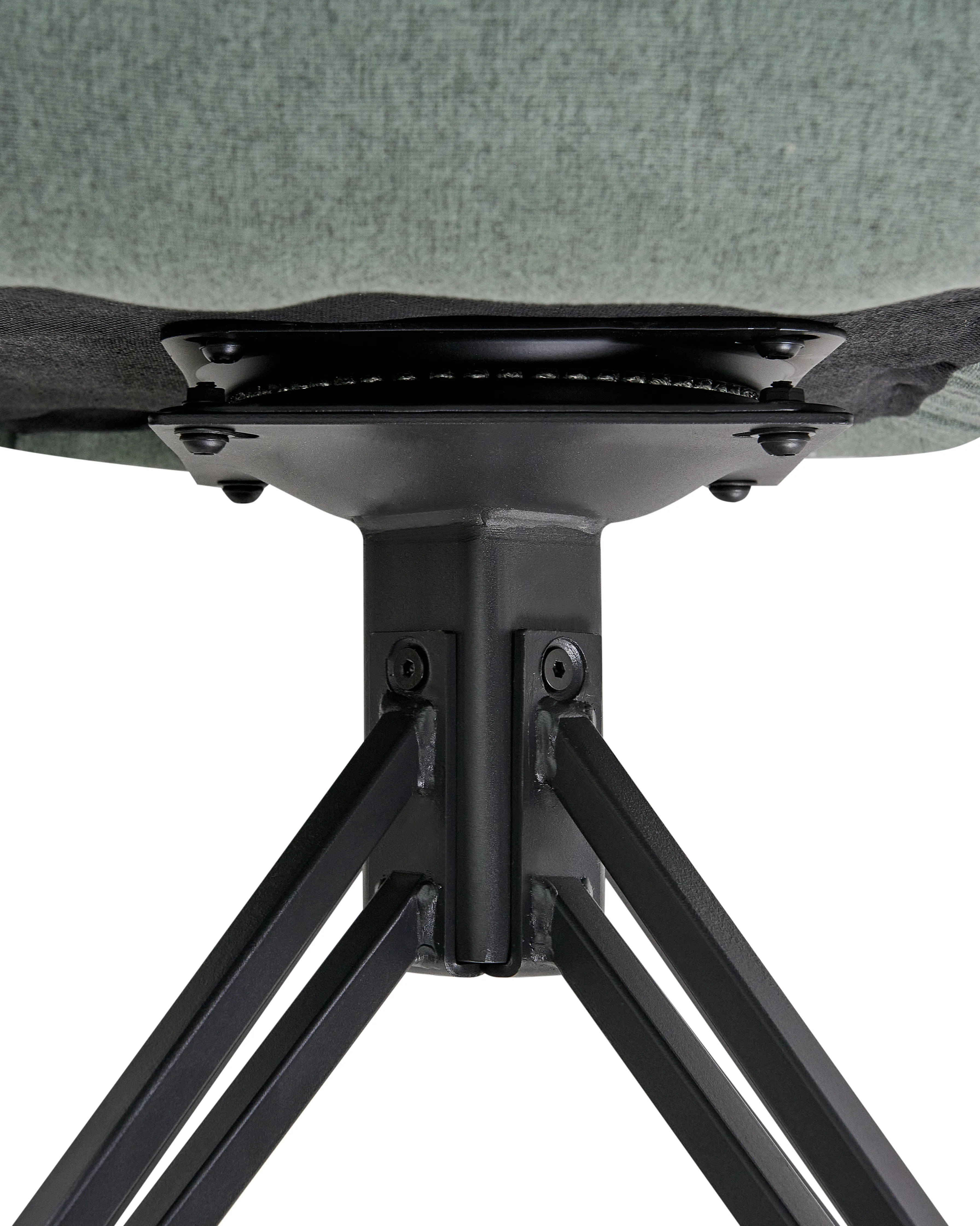 Set van 2 eetkamerstoelen draaibaar JODAR Donkergroen