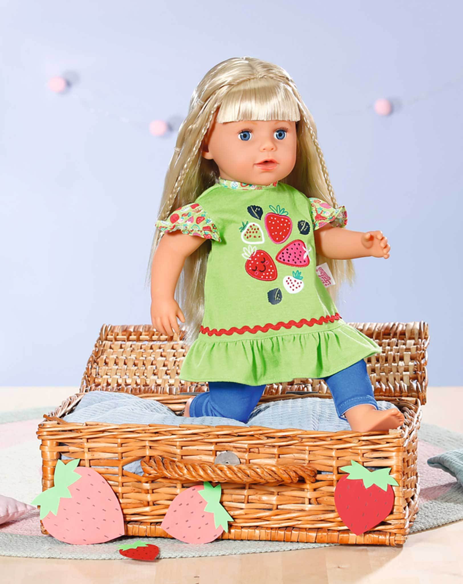 Dolly Moda Bekleidungsset ERDBEEREN (43cm)