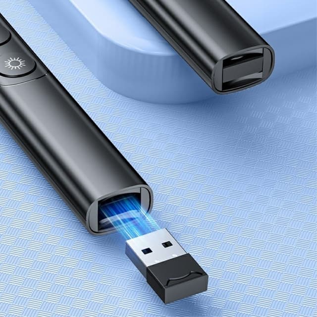 Trådløs fjernbetjening Laser Pointer Powerpoint præsentation Turning Clicker