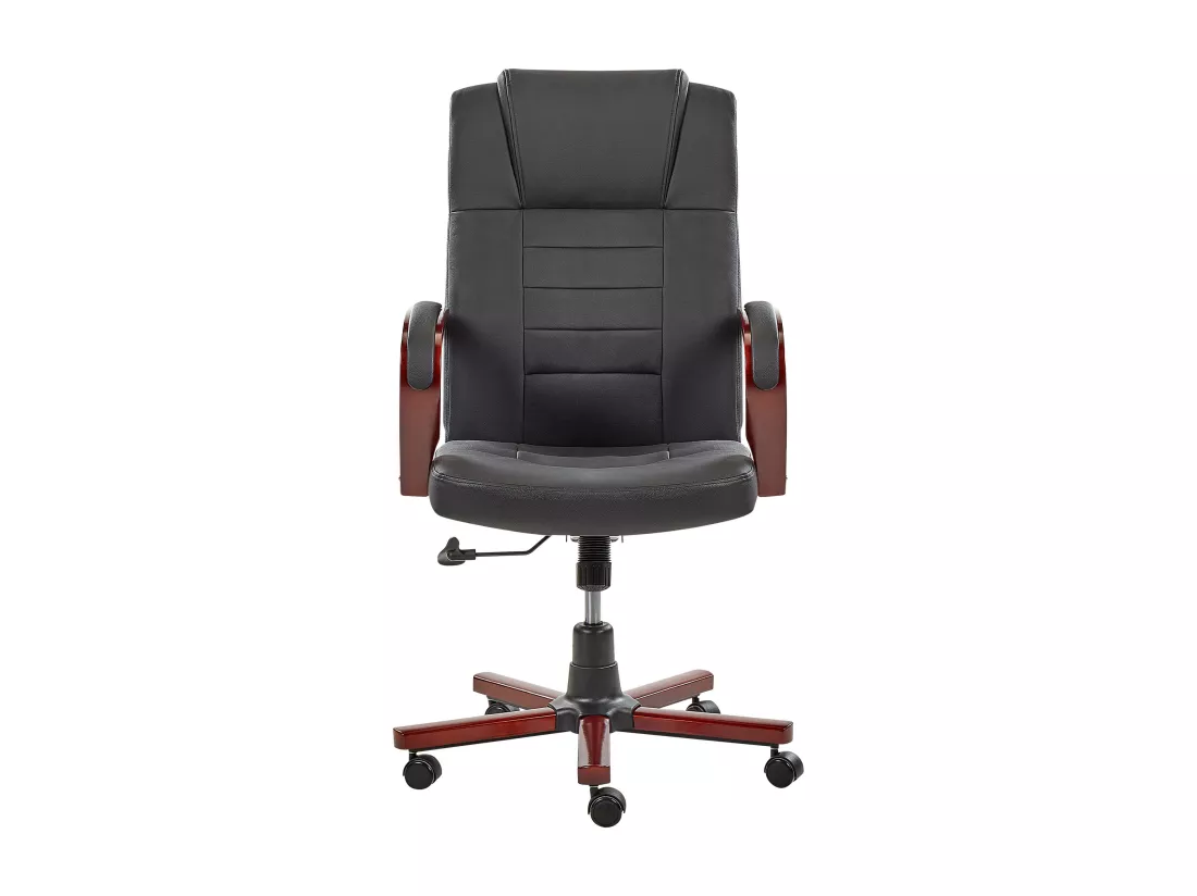Fauteuil massant avec fonction chauffante DIAMOND Cuir Noir