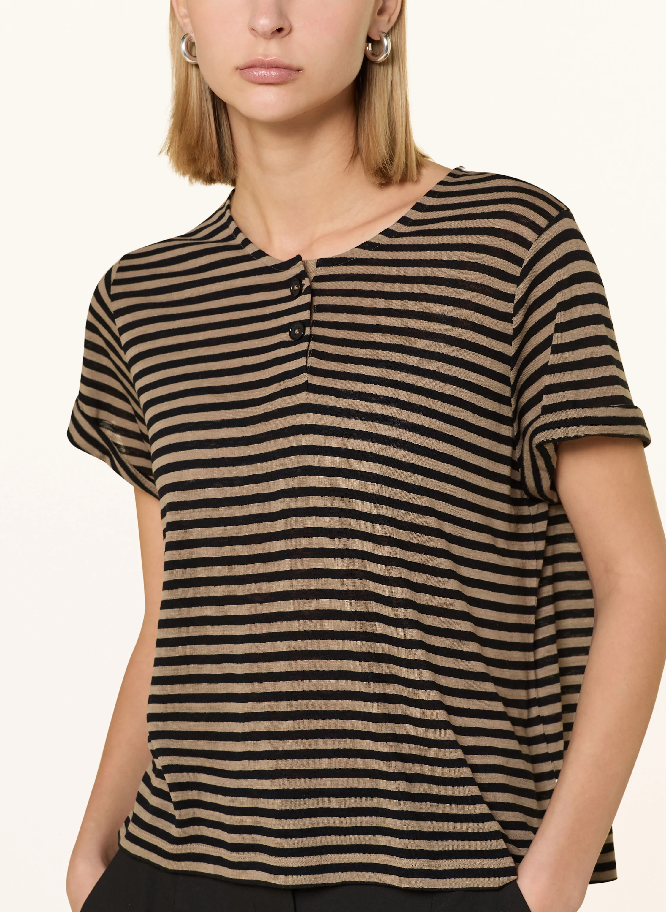 Marc O'Polo T-Shirt mit Leinen