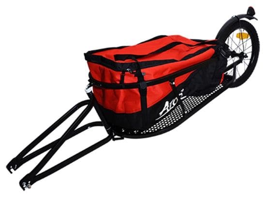 Remorque monoroue optimiz  sac-fixation moyeu/roue 16 /l155 l42 h28- charge max 27 kg